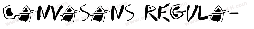 canvasans regula字体转换